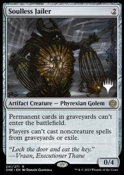 Soulless Jailer (V.2) - Phyrexia: All Will Be One: Promos (Rare) [PONE-241]