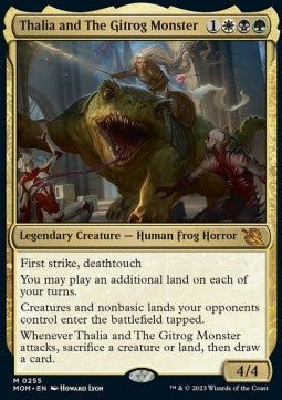Thalia and The Gitrog Monster - March of the Machine (Mythic) [MOM-255]