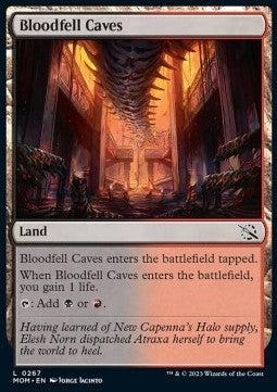 Bloodfell Caves - March of the Machine (Common) [MOM-267]