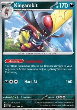 Kingambit - Scarlet & Violet (Rare) [SVI-134]