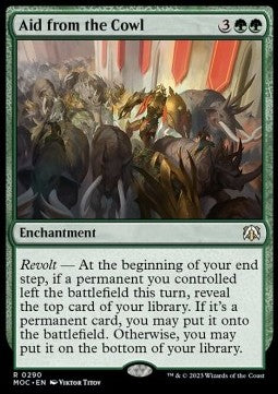 Aid from the Cowl - Commander: March of the Machine (Rare) [MOC-290]