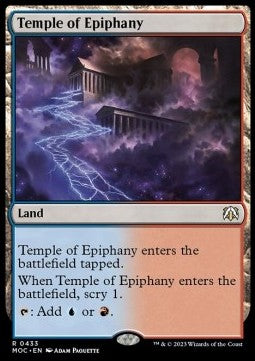 Temple of Epiphany - Commander: March of the Machine (Rare) [MOC-433]