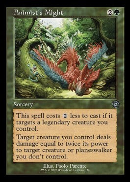 Animist's Might (V.1) - March of the Machine: The Aftermath: Extras (Uncommon) [XMAT-70]