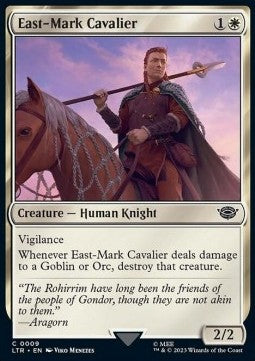 East-Mark Cavalier - The Lord of the Rings: Tales of Middle-earth (Common) [LTR-9]
