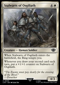 Stalwarts of Osgiliath - The Lord of the Rings: Tales of Middle-earth (Common) [LTR-33]