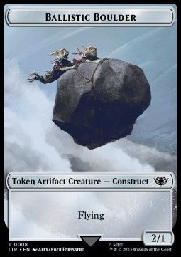 Ballistic Boulder Token (A 2/1) // Food Token (V.2) - The Lord of the Rings: Tales of Middle-earth: Extras (Token) [XLTR-T 8/10]