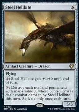 Steel Hellkite - Commander Masters: Extras (Rare) [XCMM-975]