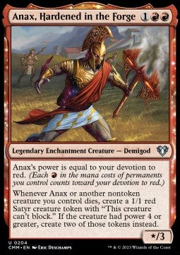 Anax, Hardened in the Forge - Commander Masters (Uncommon) [CMM-204]