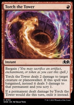 Torch the Tower - Wilds of Eldraine (Common) [WOE-153]