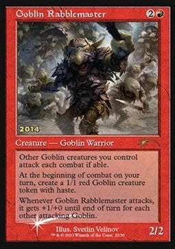 Goblin Rabblemaster - 30th Anniversary Celebration (Rare) [30C-2014]