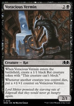 Voracious Vermin - Wilds of Eldraine (Common) [WOE-116]