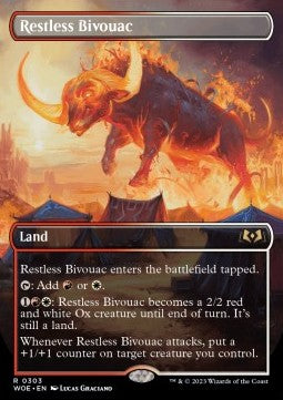Restless Bivouac - Wilds of Eldraine: Extras (Rare) [XWOE-303]