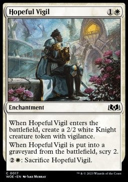 Hopeful Vigil - Wilds of Eldraine (Common) [WOE-17]