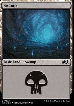 Swamp (V.3) - Wilds of Eldraine (Land) [WOE-272]