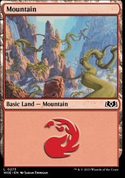 Mountain (V.2) - Wilds of Eldraine (Land) [WOE-273]