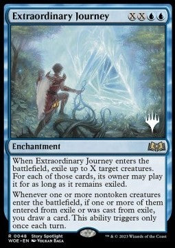 Extraordinary Journey (V.2) - Wilds of Eldraine: Promos (Rare) [PWOE-48]