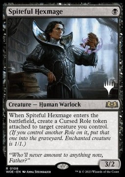 Spiteful Hexmage (V.2) - Wilds of Eldraine: Promos (Rare) [PWOE-108]