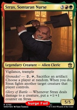 Strax, Sontaran Nurse (V.2) - Universes Beyond: Doctor Who: Extras (Rare) [XWHO-765]