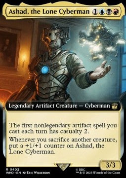 Ashad, the Lone Cyberman (V.1) - Universes Beyond: Doctor Who: Extras (Rare) [XWHO-402]