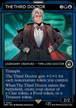 The Third Doctor (V.2) - Universes Beyond: Doctor Who: Extras (Rare) [XWHO-554]