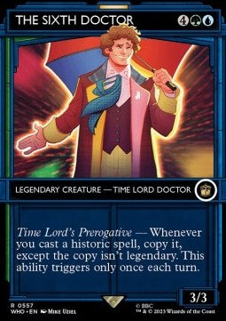 The Sixth Doctor (V.2) - Universes Beyond: Doctor Who: Extras (Rare) [XWHO-557]