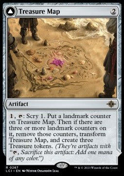 Treasure Map / Treasure Cove - The Lost Caverns of Ixalan (Rare) [LCI-267]