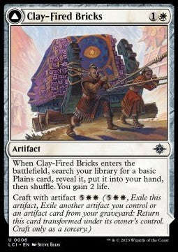 Clay-Fired Bricks // Cosmium Kiln - The Lost Caverns of Ixalan (Uncommon) [LCI-6]