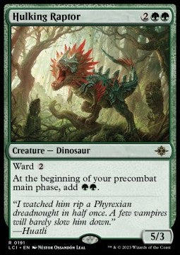 Hulking Raptor - The Lost Caverns of Ixalan (Rare) [LCI-191]