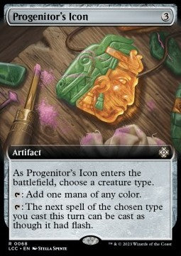 Progenitor's Icon - Commander: The Lost Caverns of Ixalan: Extras (Rare) [XLCC-68]