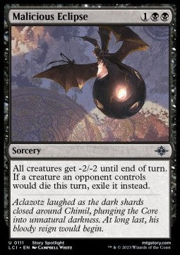Malicious Eclipse - The Lost Caverns of Ixalan (Uncommon) [LCI-111]
