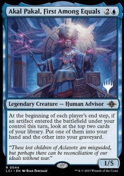 Akal Pakal, First Among Equals (V.2) - The Lost Caverns of Ixalan: Promos (Rare) [PLCI-44]