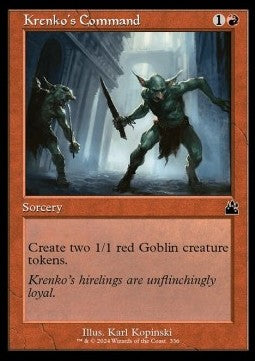 Krenko's Command - Ravnica Remastered: Extras (Common) [XRVR-336]