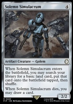 Solemn Simulacrum - Universes Beyond: Fallout (Rare) [PIP-240]
