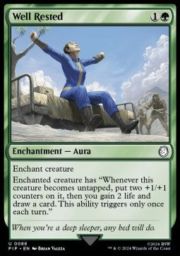 Well Rested - Universes Beyond: Fallout (Uncommon) [PIP-88]