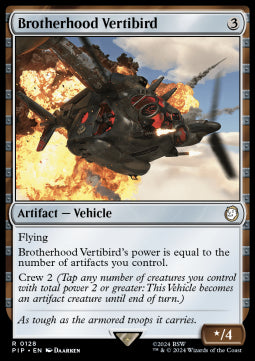 Brotherhood Vertibird - Universes Beyond: Fallout (Rare) [PIP-128]