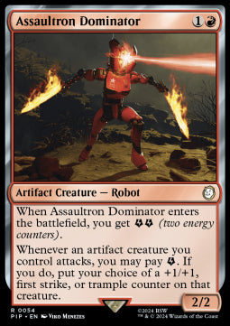 Assaultron Dominator - Universes Beyond: Fallout (Rare) [PIP-54]