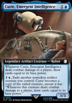 Curie, Emergent Intelligence (V.1) - Universes Beyond: Fallout: Extras (Rare) [XPIP-374]