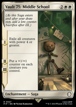 Vault 75: Middle School - Universes Beyond: Fallout (Rare) [PIP-27]