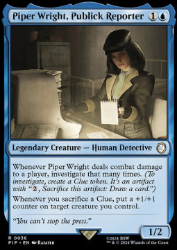 Piper Wright, Publick Reporter - Universes Beyond: Fallout (Rare) [PIP-36]