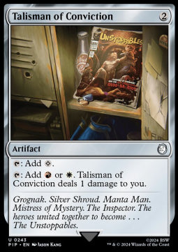 Talisman of Conviction - Universes Beyond: Fallout (Uncommon) [PIP-243]