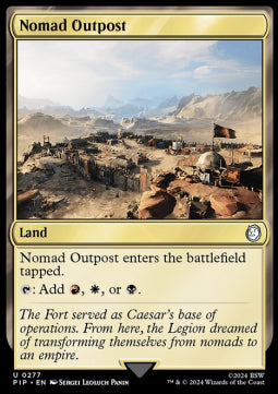 Nomad Outpost - Universes Beyond: Fallout (Uncommon) [PIP-277]