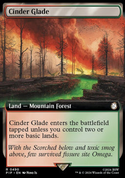 Cinder Glade (V.1) - Universes Beyond: Fallout: Extras (Rare) [XPIP-490]