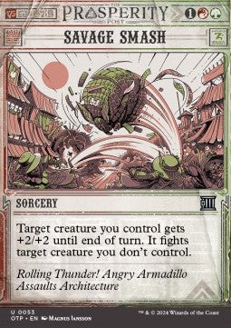 Savage Smash - Breaking News (Uncommon) [OTP-53]