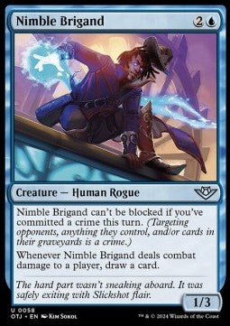 Nimble Brigand - Outlaws of Thunder Junction (Uncommon) [OTJ-58]