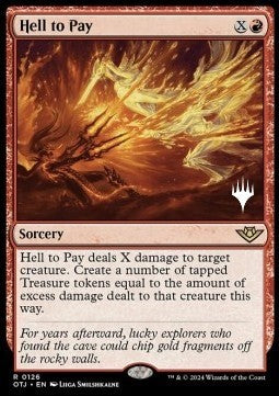 Hell to Pay (V.2) - Outlaws of Thunder Junction: Promos (Rare) [POTJ-126]