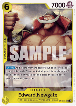 Edward.Newgate (ST13-004) (V.1) - Ultra Deck: The Three Brothers (Common) [ST-13-004]
