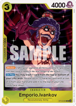 Emporio.Ivankov (ST13-005) (V.1) - Ultra Deck: The Three Brothers (Rare) [ST-13-005]