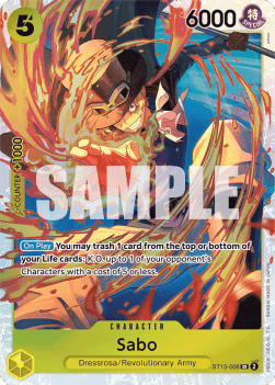 Sabo (ST13-008) (V.1) - Ultra Deck: The Three Brothers (Super Rare) [ST-13-008]