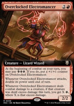 Overclocked Electromancer (V.1) - Commander: Modern Horizons 3: Extras (Rare) [XM3C-58]