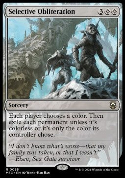 Selective Obliteration - Commander: Modern Horizons 3 (Rare) [M3C-35]